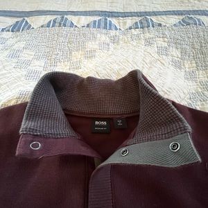 Hugo boss xxl maroon sweater